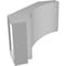 Ekena Millwork 5 1/2-in. W x 10-in. D x 10-in. H Imperial Architectural Grade PVC Knee Brace BRCP055X10X10IMP - alternate 4